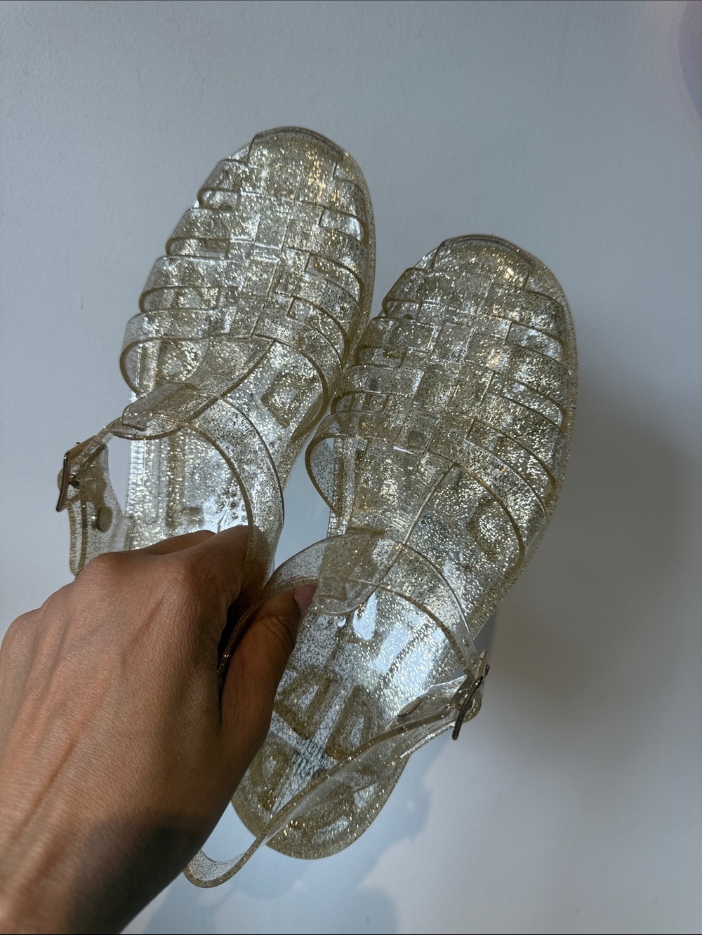 Wild fable gold jelly sandals size 7